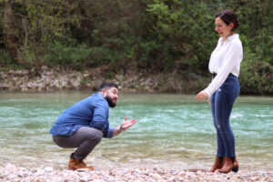 Moment fort en séance couple – demande en mariage