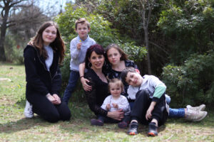 Photo maman et enfants à Grasse